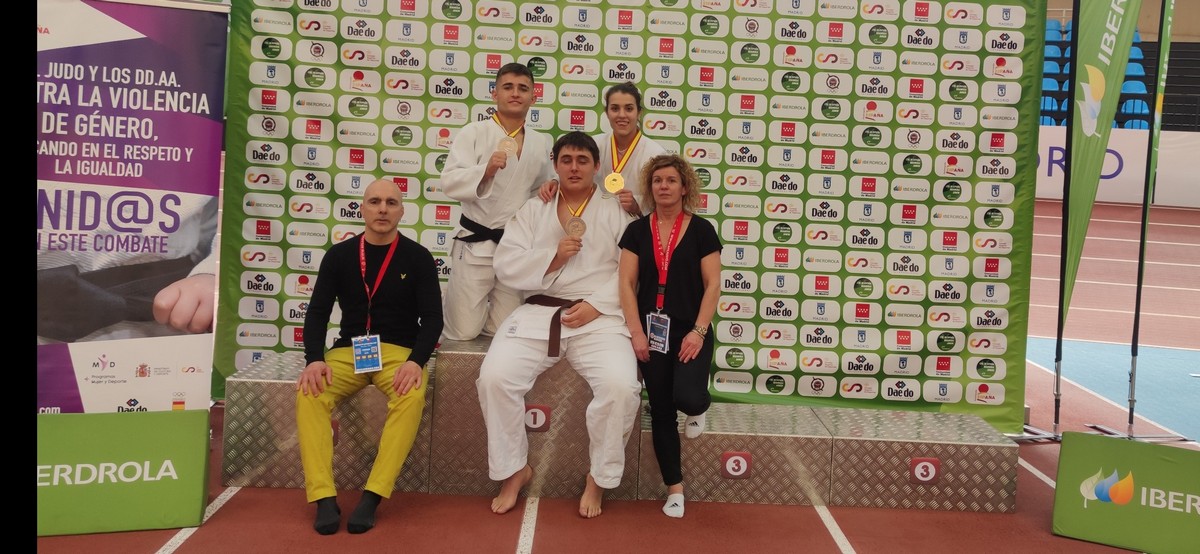 3 MEDALLAS para Navarra en la Final del Campeonato de Espa&ntilde;a de Judo Junior. Madrid 09-04-22